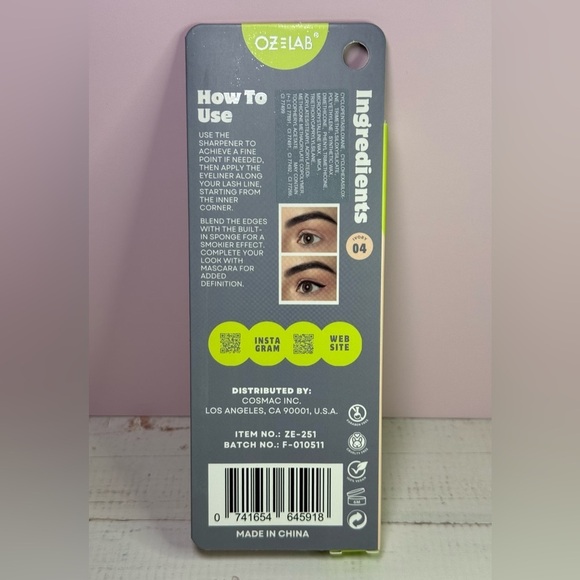 OZ LAB GLIDE N Go - Gel Eyeliner NIB (Ivory) - Picture 3 of 4